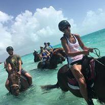 Horseback riding on TCI, Oct 2016.