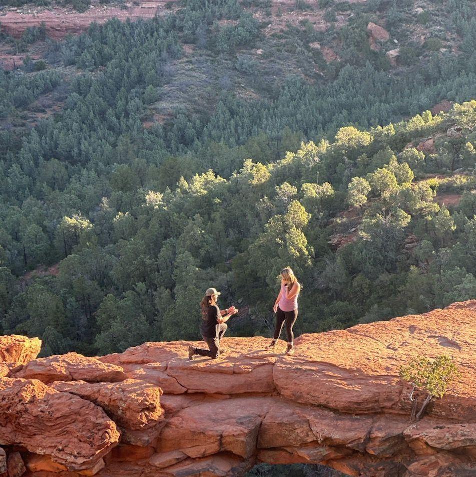 Devil's Bridge, Sedona Arizona..Where Johnny popped the question!