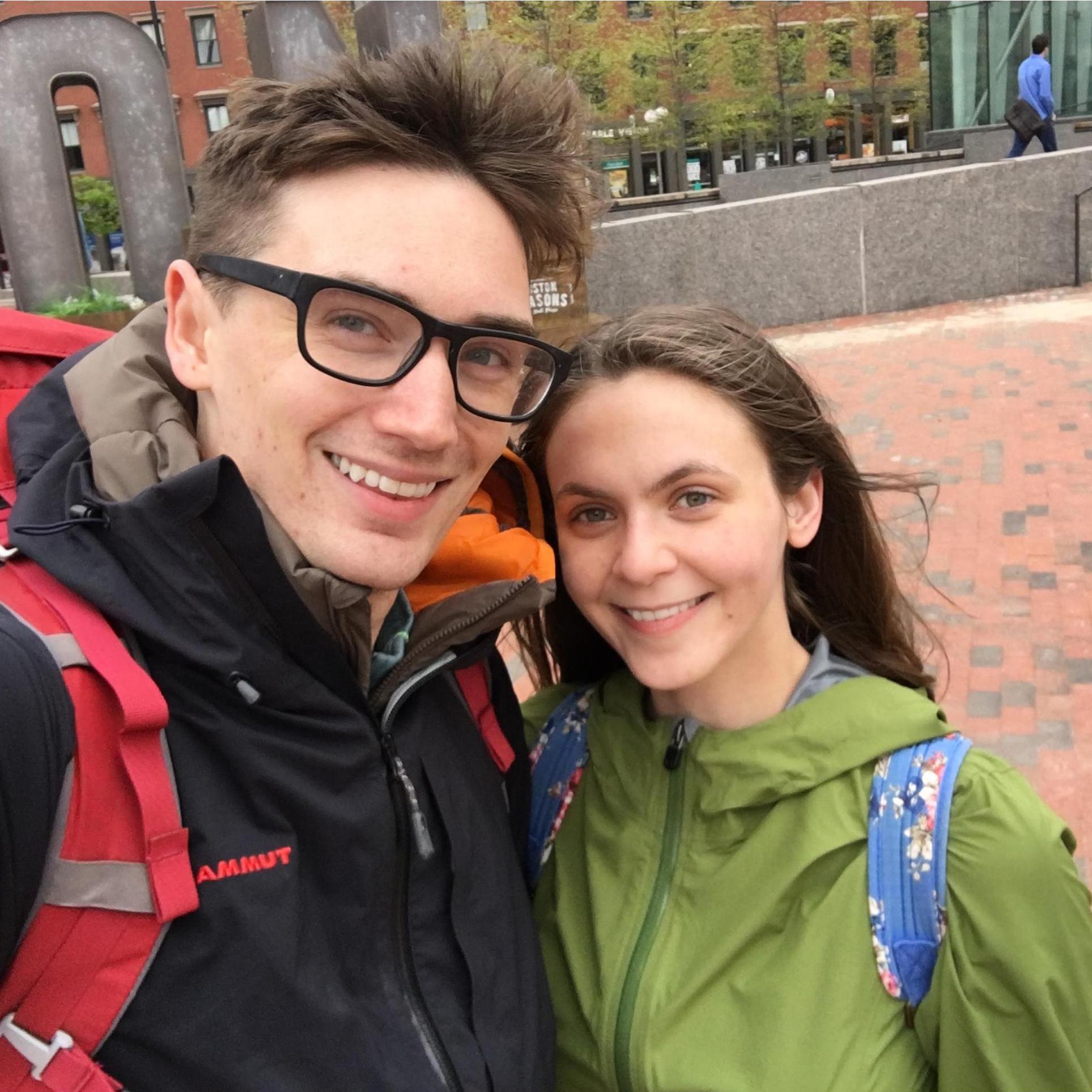 Visiting Boston in May 2017.