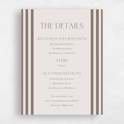 Multi-Colored Wedding Enclosure - Reinette