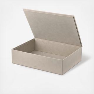 Sahla Faux Suede 2-Piece Storage Box