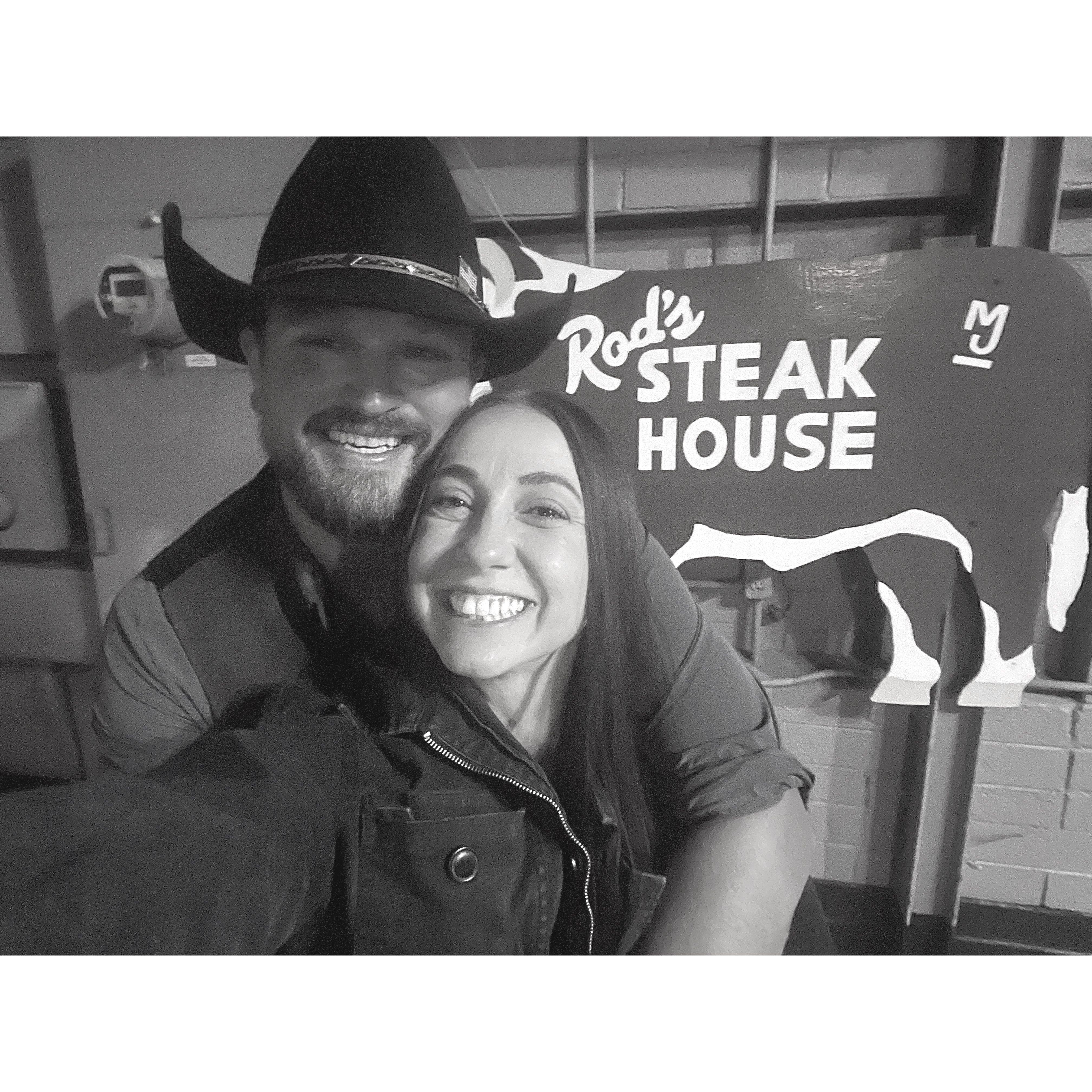 Our first date in Williams Arizona