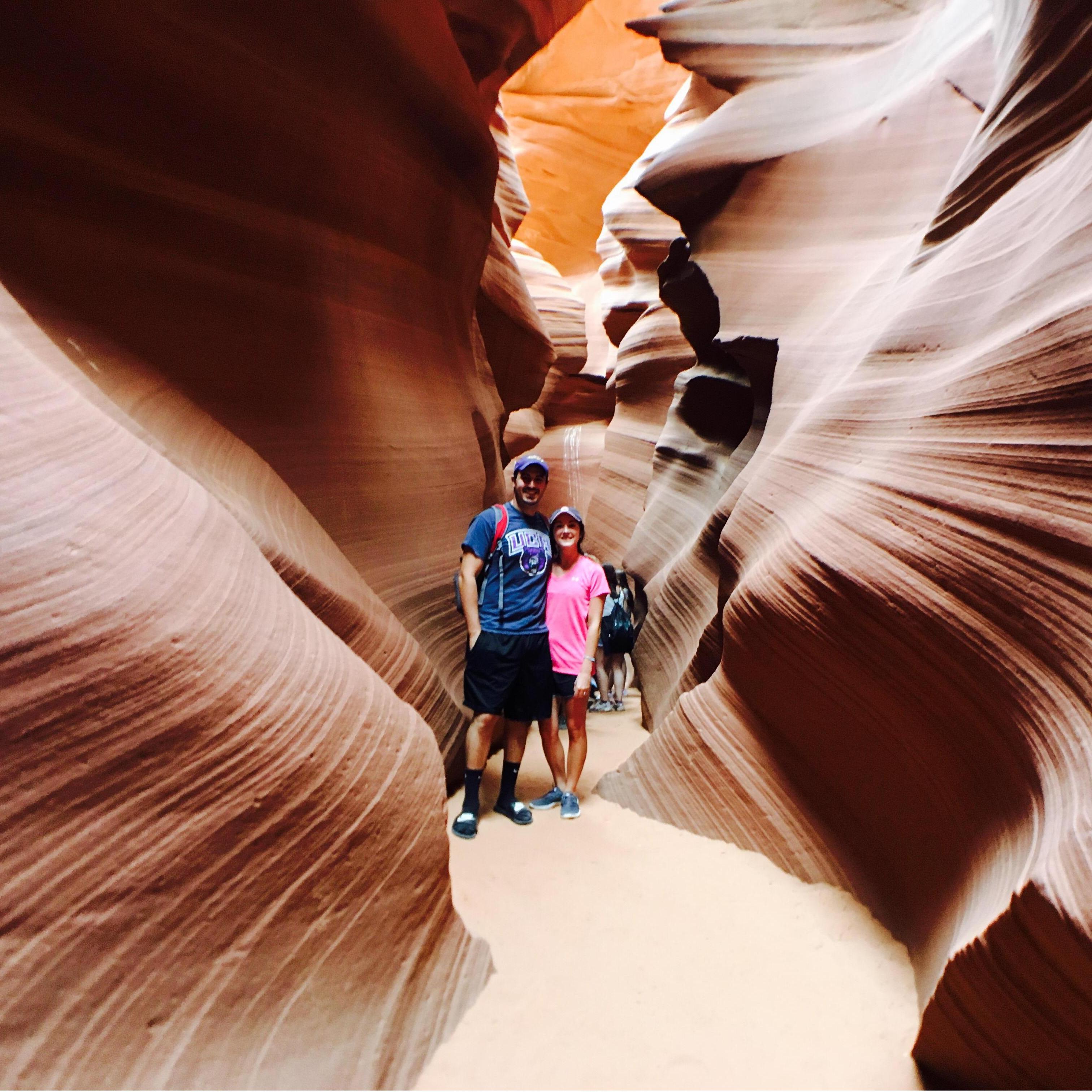 Antelope Canyon in Page, AZ.