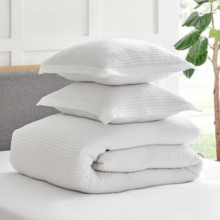 Mills Waffle 3-Piece Duvet Set