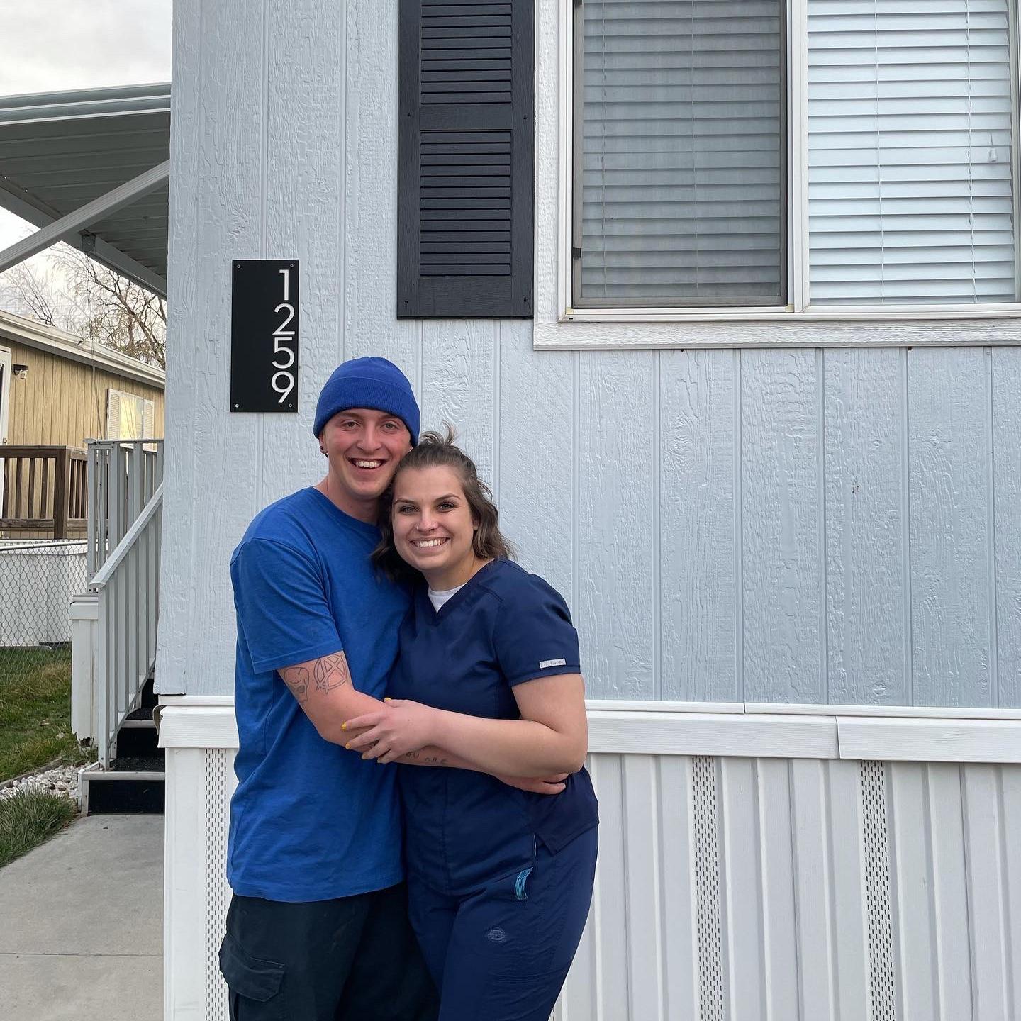 When we bought our first home.