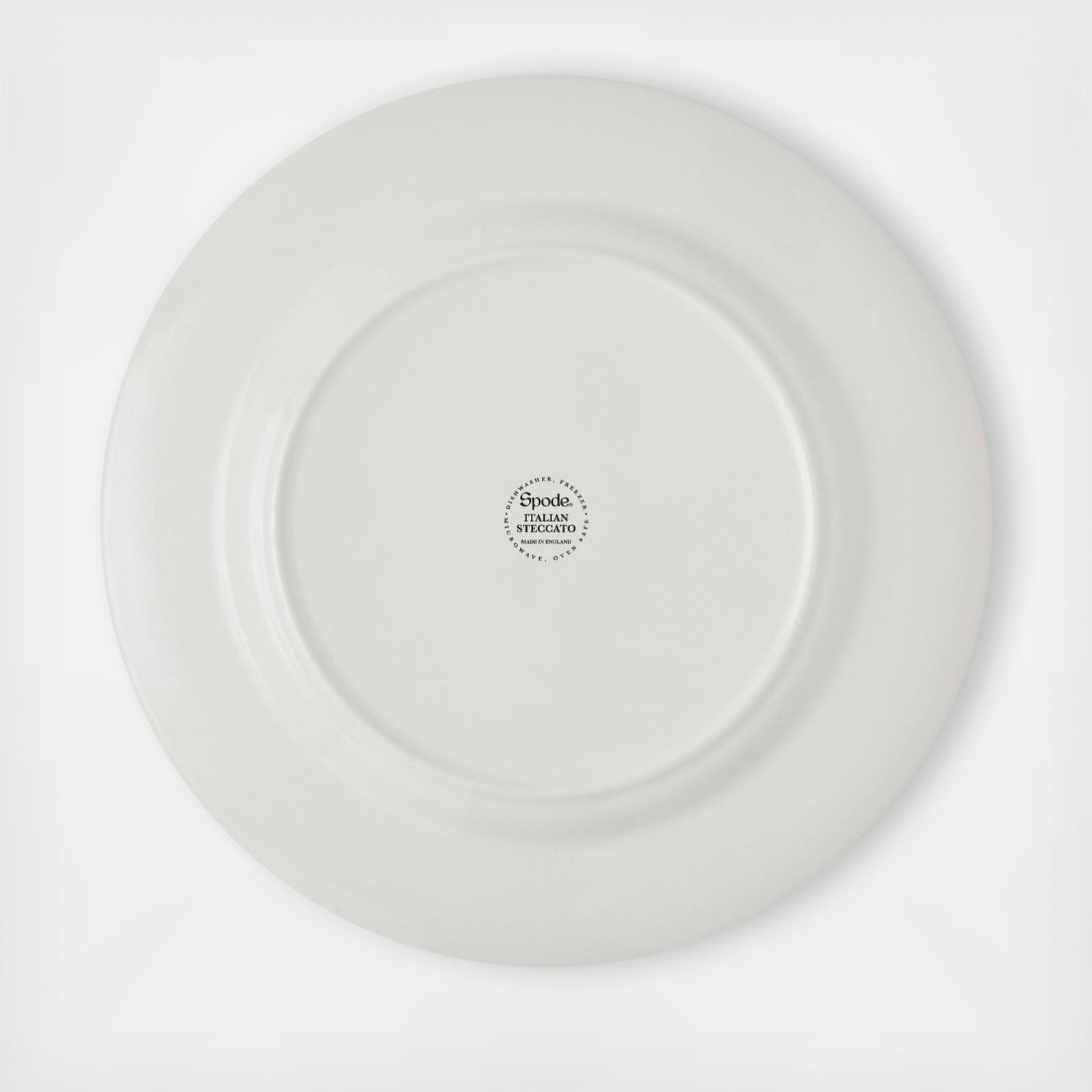 Spode, Blue Italian Steccato Dinner Plate, Set of 4 | Zola