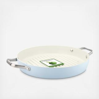 Padova Toxin-Free Ceramic Nonstick Round Grill Pan