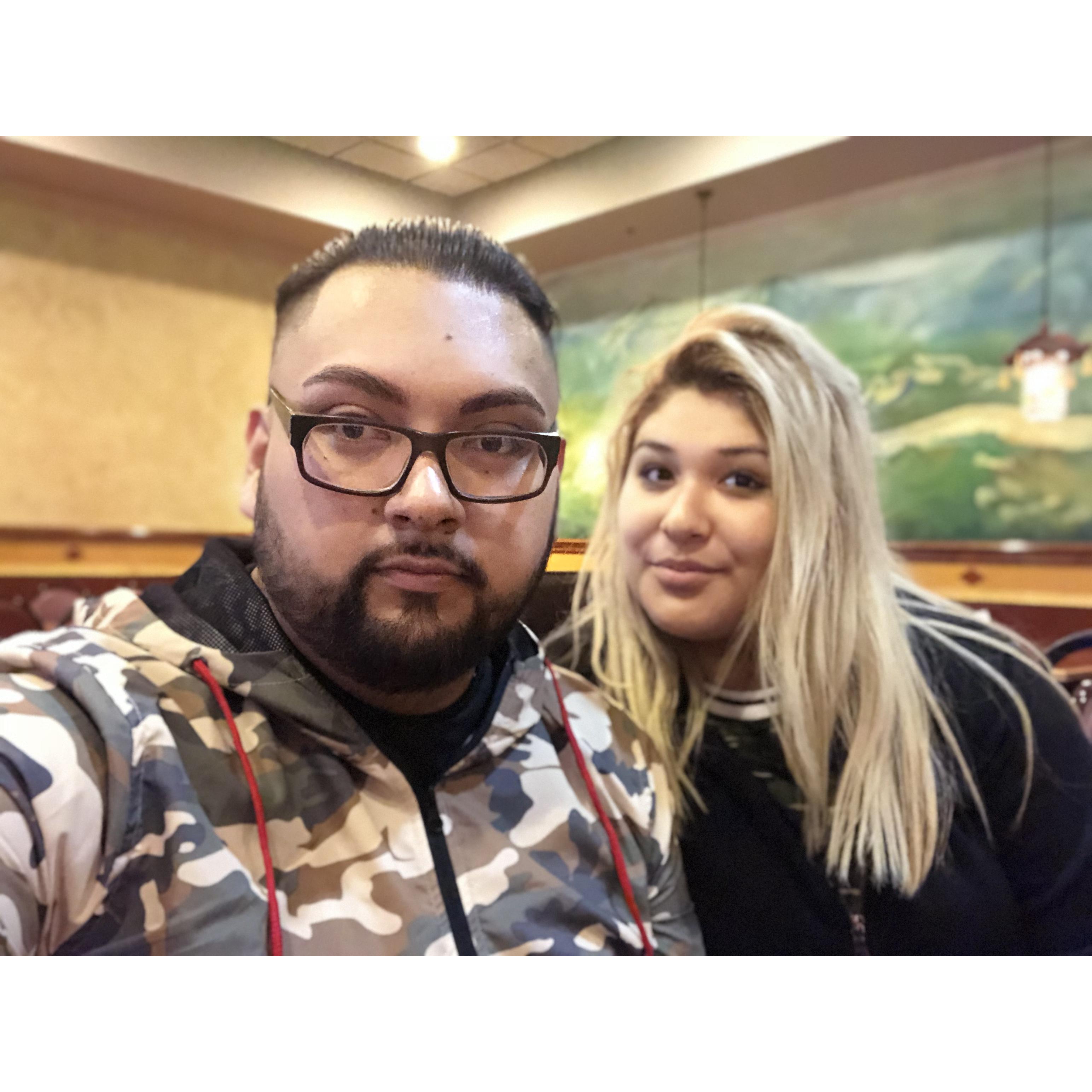 first restaurant with Isaac's family