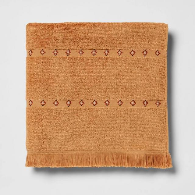 Weft Insert Bath Towel Gold - Threshold™