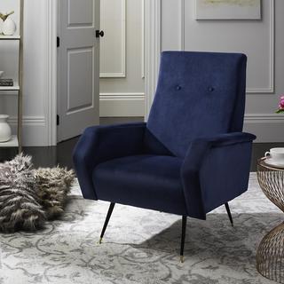 Aida Velvet Retro Accent Chair
