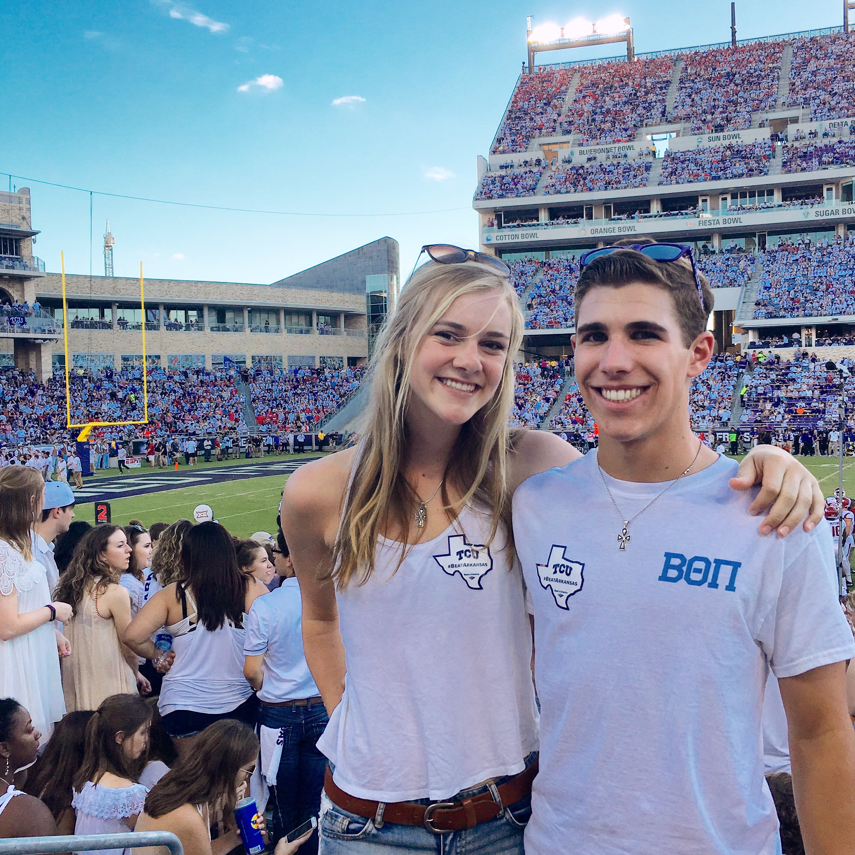 Lauren's first visit to TCU (2016)