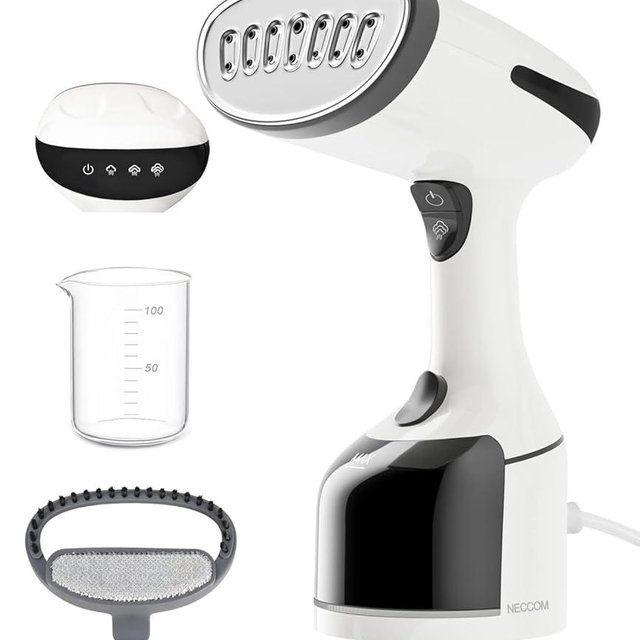 Neccom Steamer for Clothes, Quick Heat Up Handheld Garment Steamer, Portable Colthes Fabric Wrinkles Remover, Travel Steamer Iron for Home