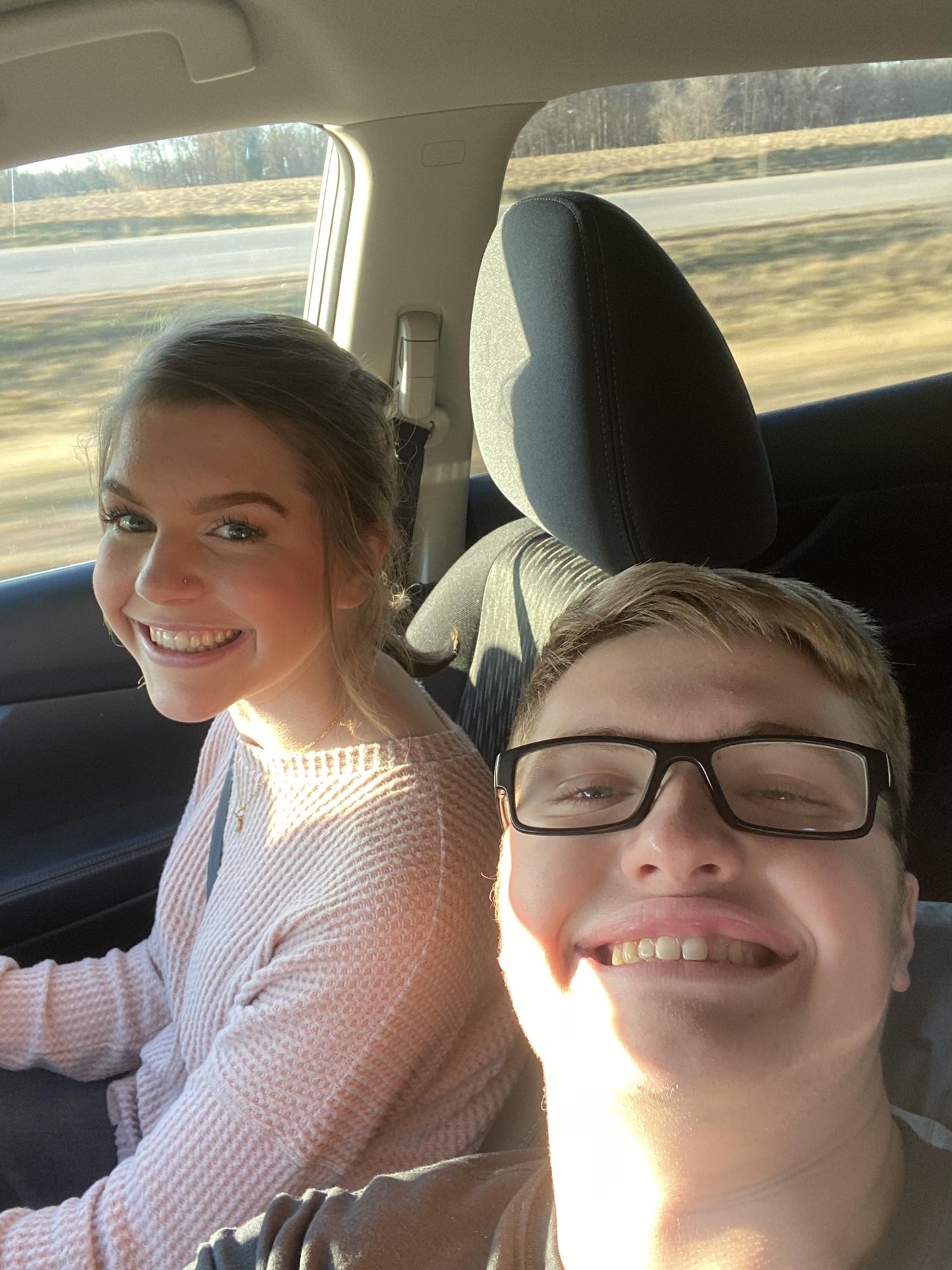 First road trip just the two of us! We were off to Missouri. November 13, 2020