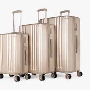 Gold Ambeur 3-Piece Luggage Set