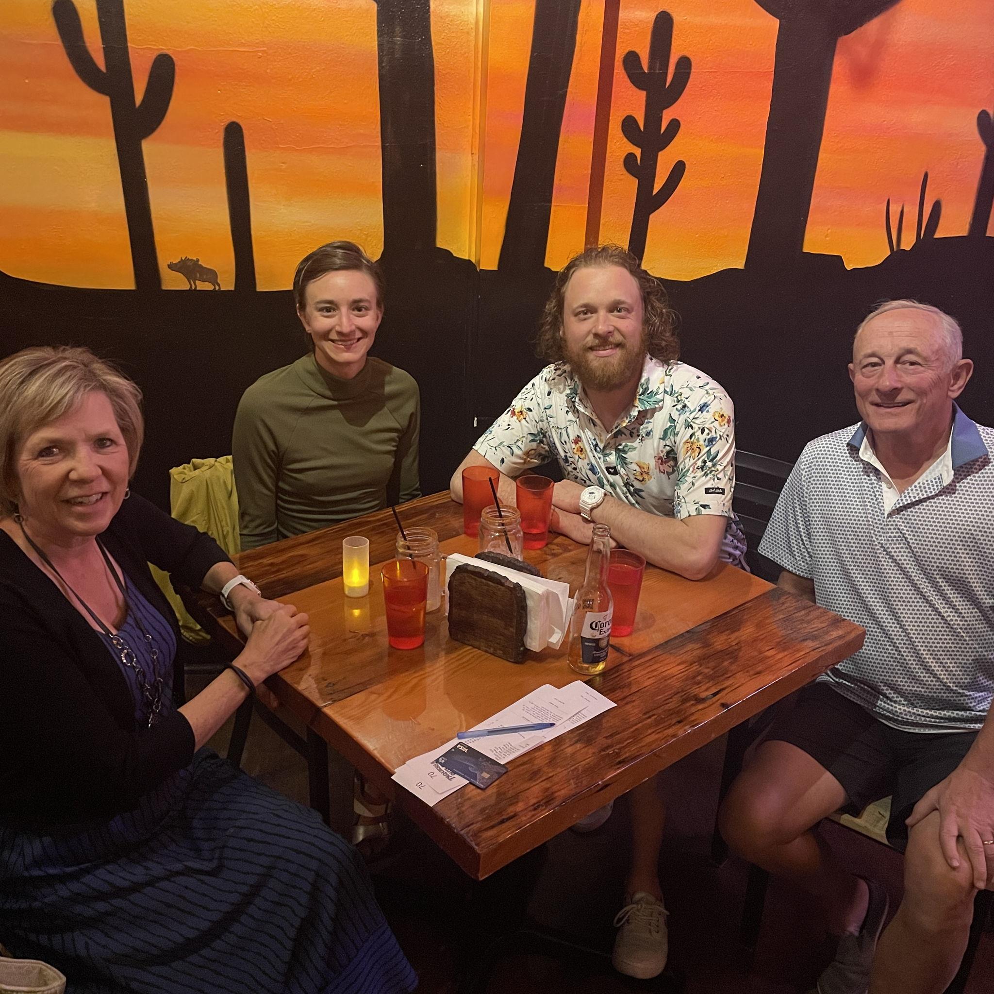 Birthday dinner with the Polachs!