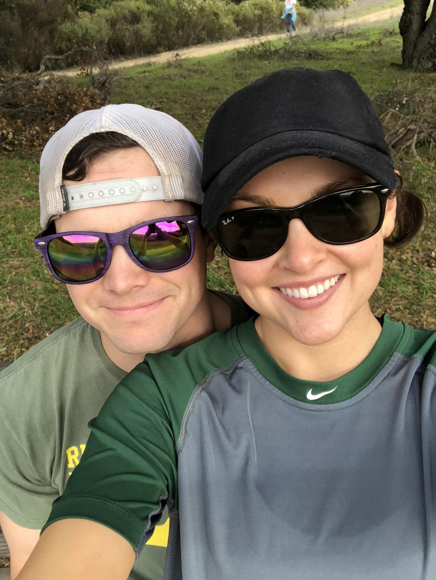 Hiking at Shollenberger in Petaluma CA