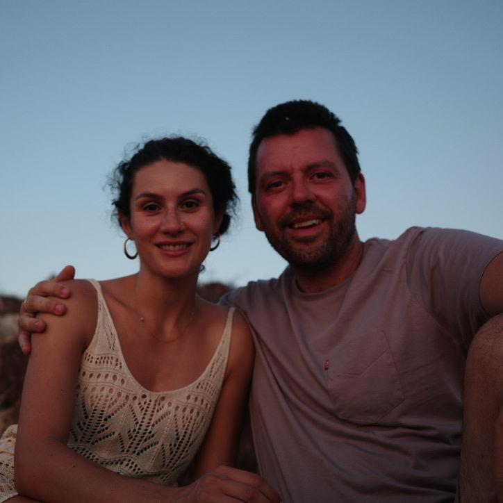 Adam managed to snap a picture right before asking Shandra to marry him.