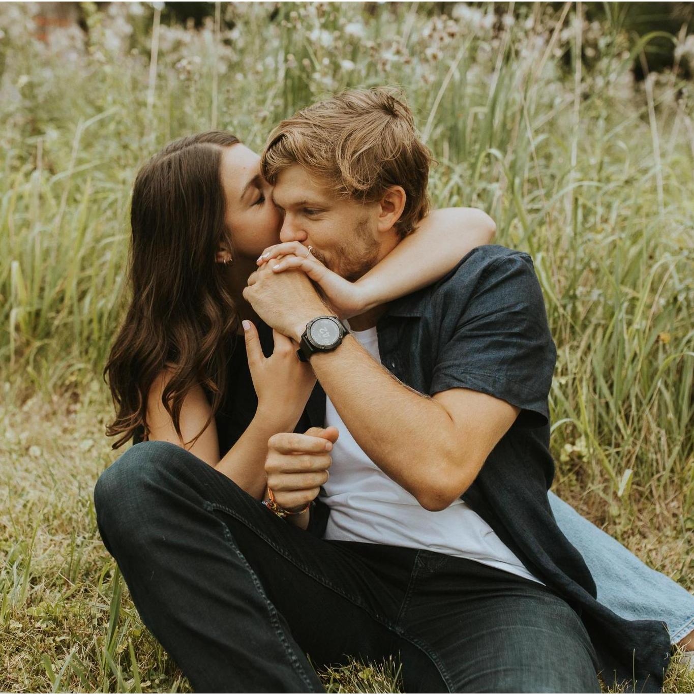 Loveddd our engagement photos in Eagle Creek