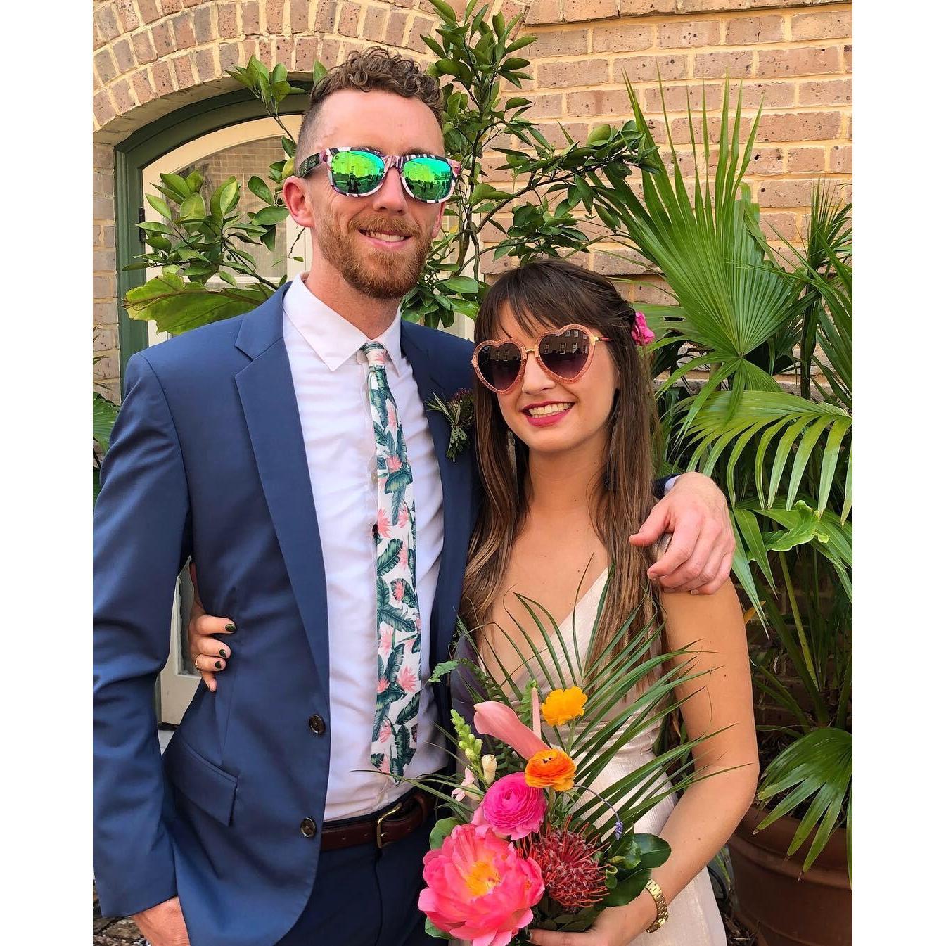 Rachel and Scott's wedding, 2019