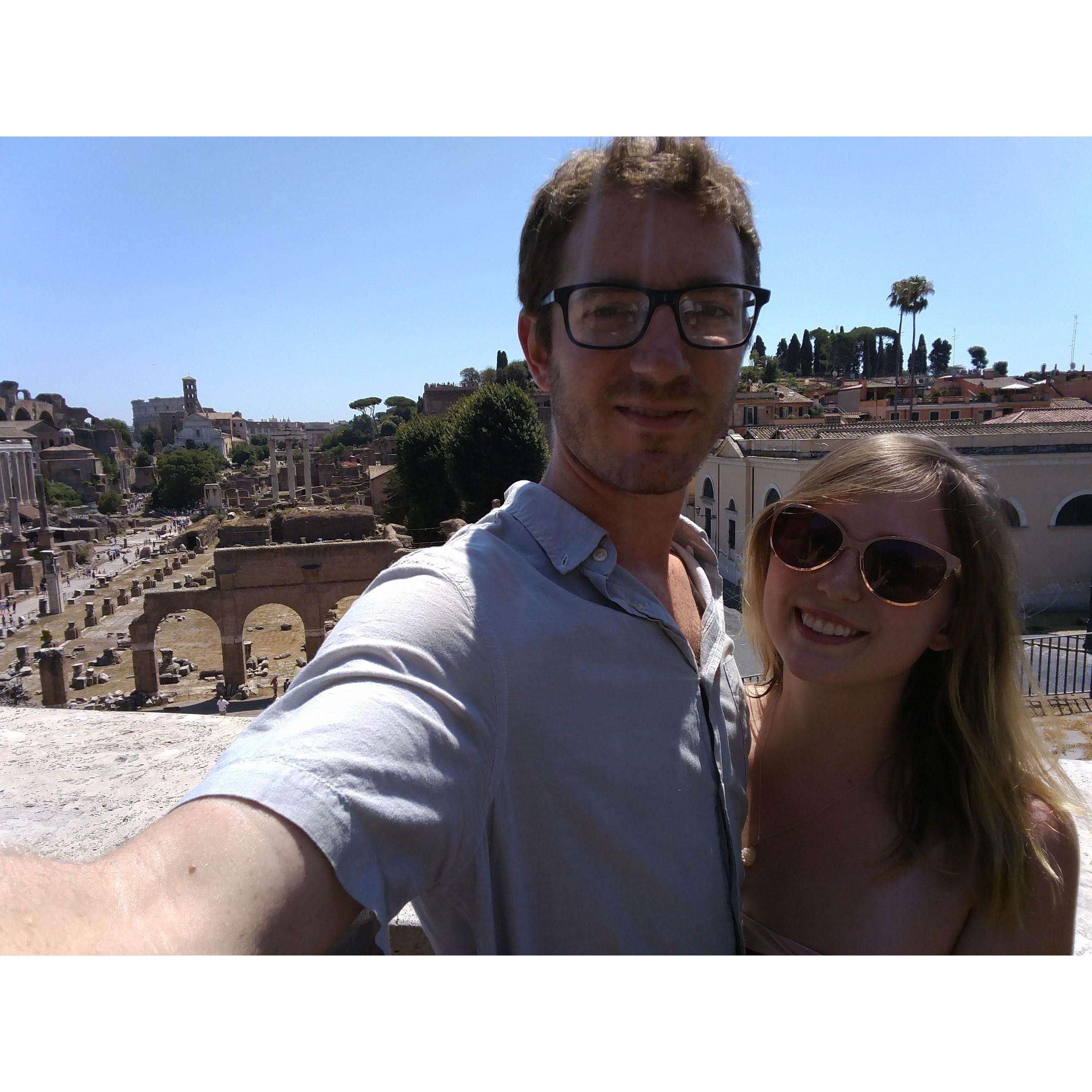 Above the Roman Forum