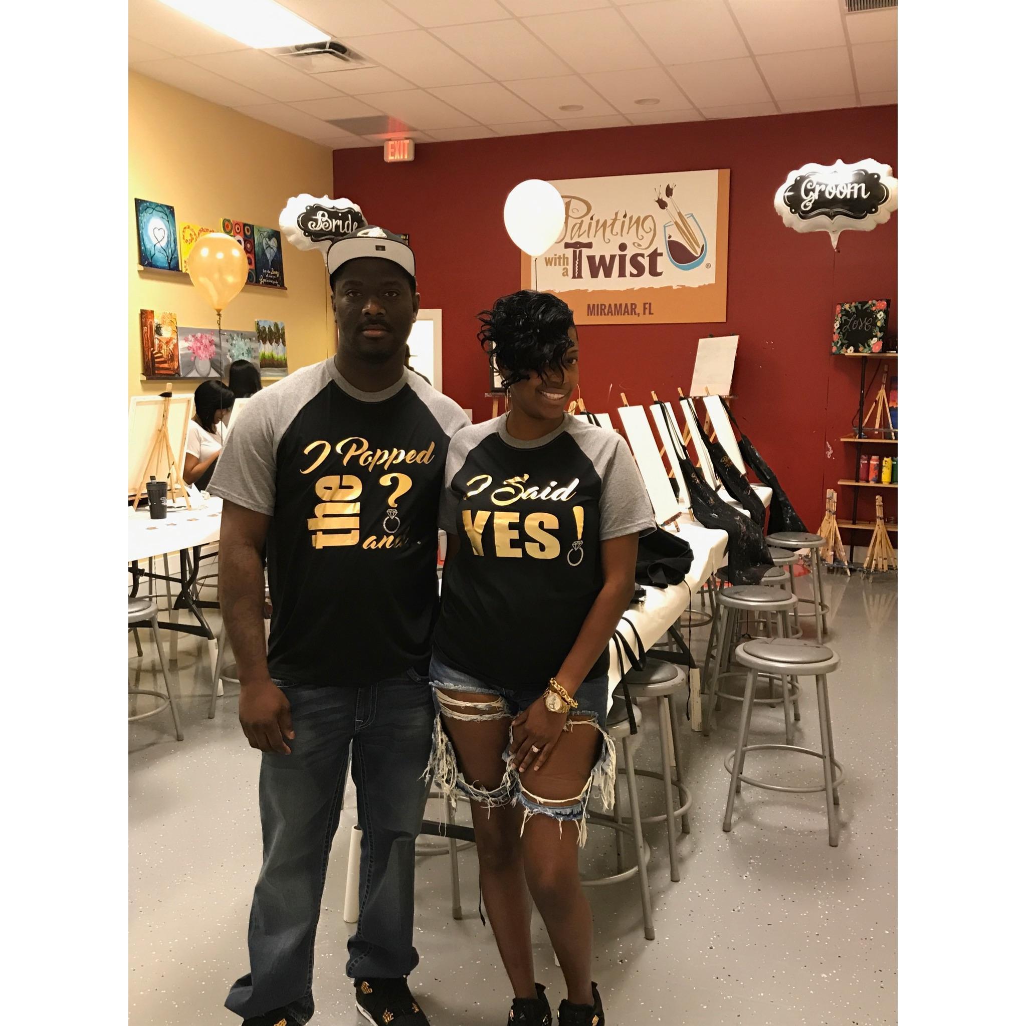 He Popped The ?
I Said Yes!