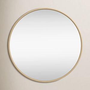 Sabine Metal Round Wall Mirror - Brass, 48" x 48"