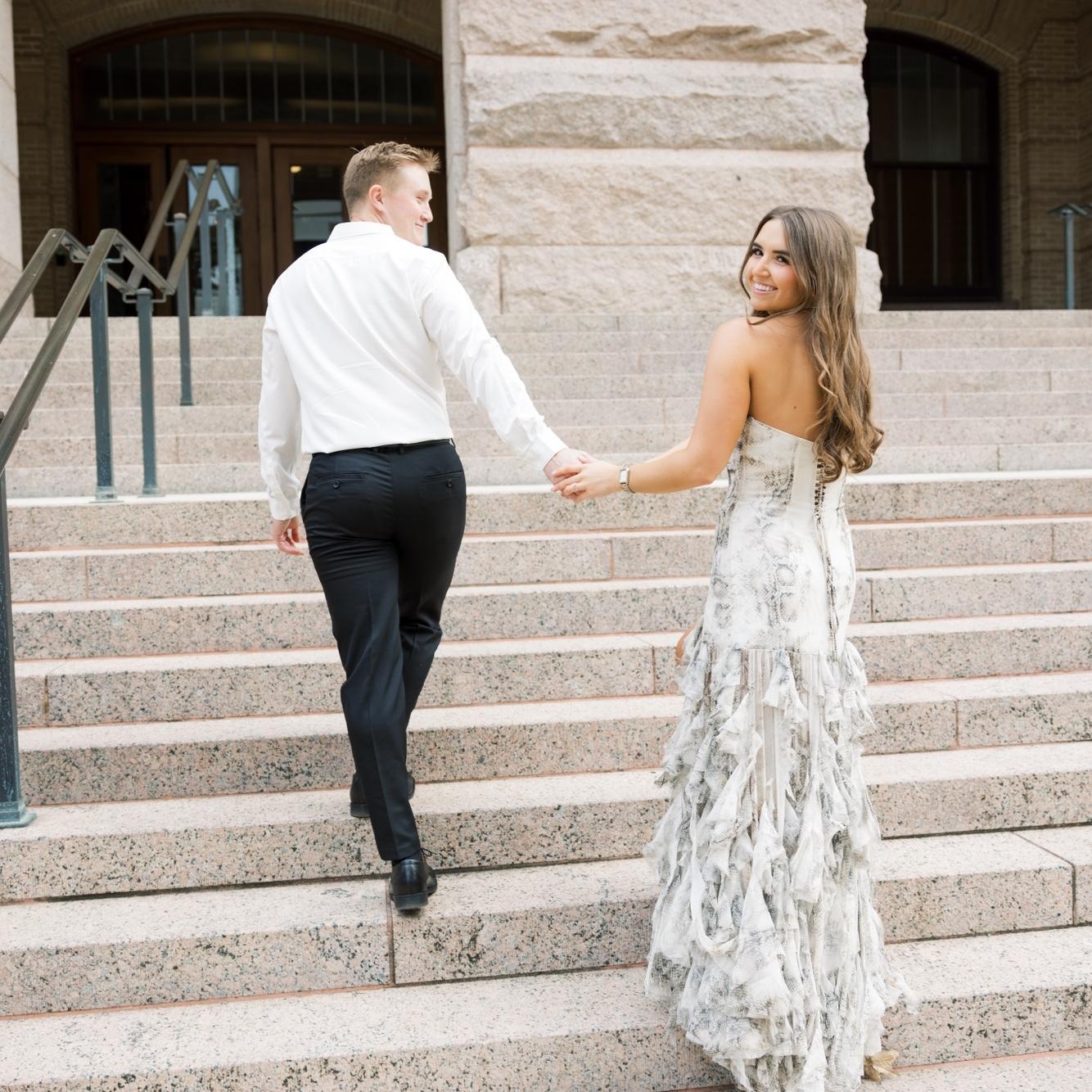 December 2024: Our wonderful engagement session in downtown Houston!