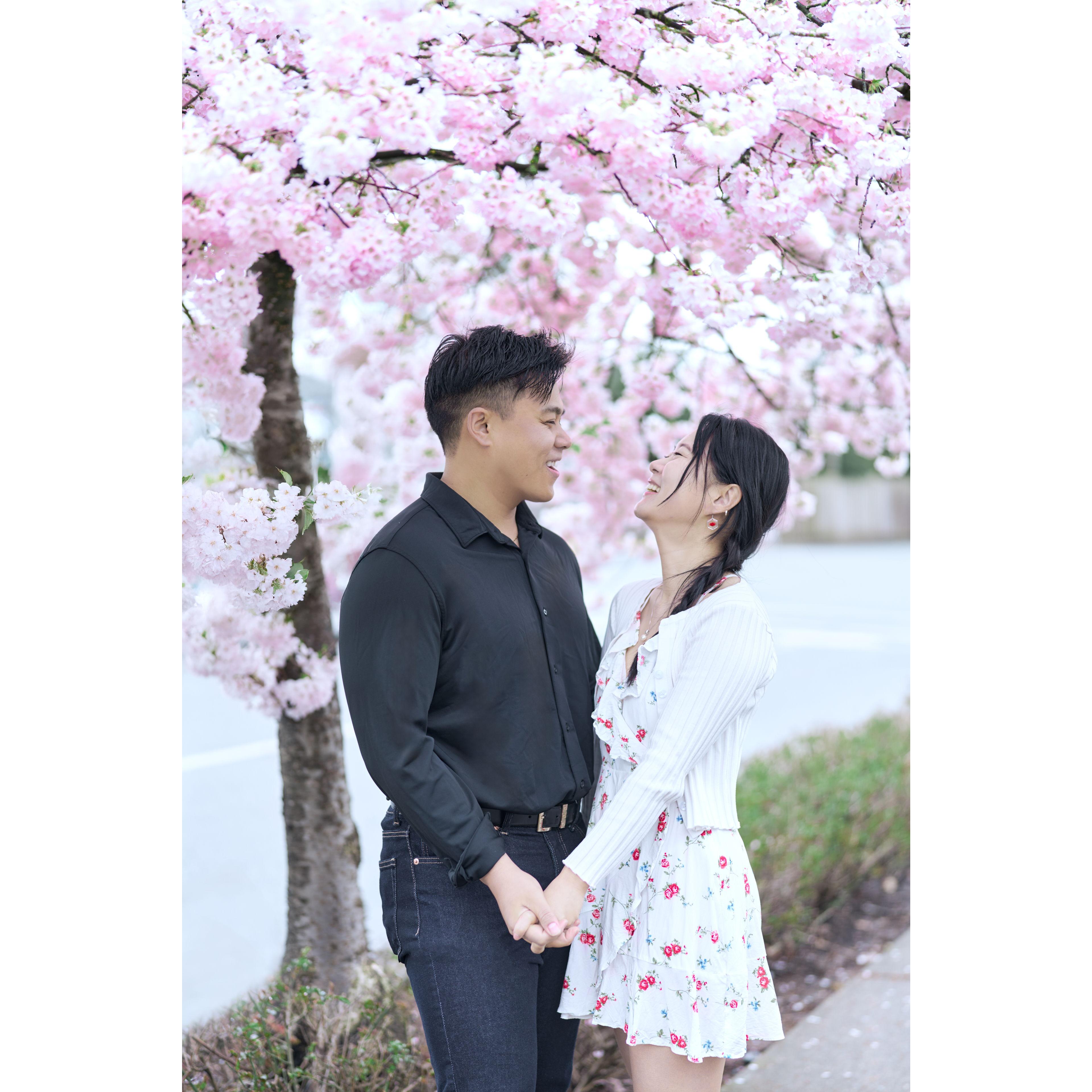 The dress I picked after nervously asking, “What should I wear?” before our very first meeting.
Just like we were that day.