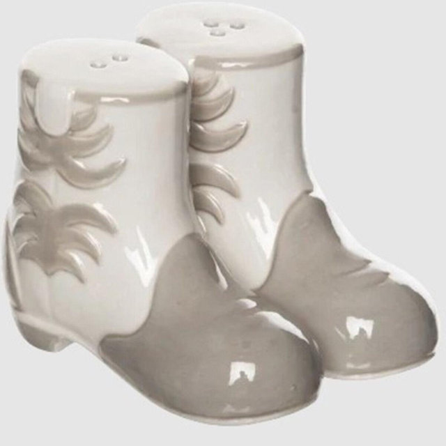 Totalee Gift Cowboy Boot Salt And Pepper Shaker Set - 2 Piece