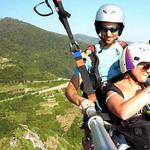 Paragliding over Cinque Terre