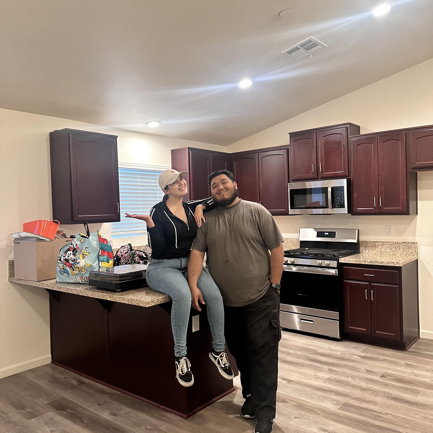 Our first day in our apartment!