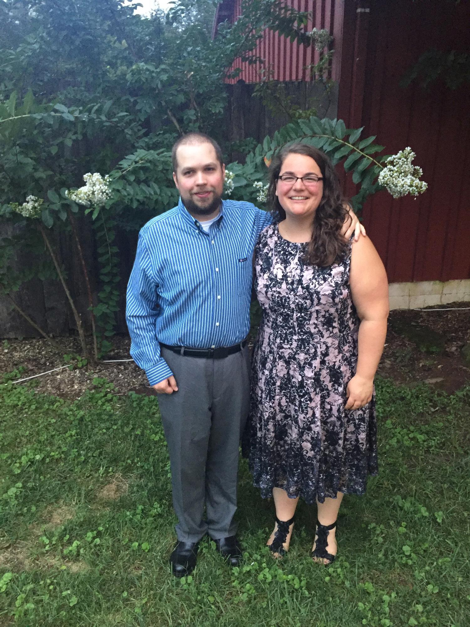 Fancied up for our friend Elan's wedding. September 2018