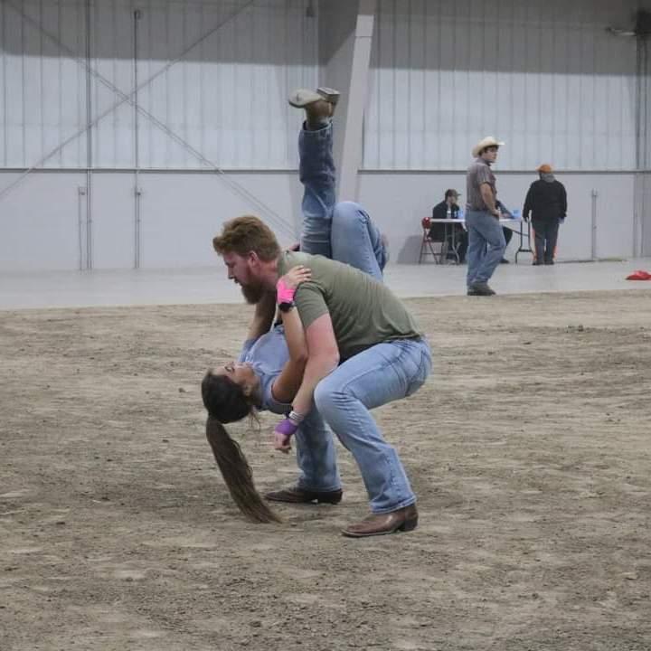 Dancing at country night at NECC