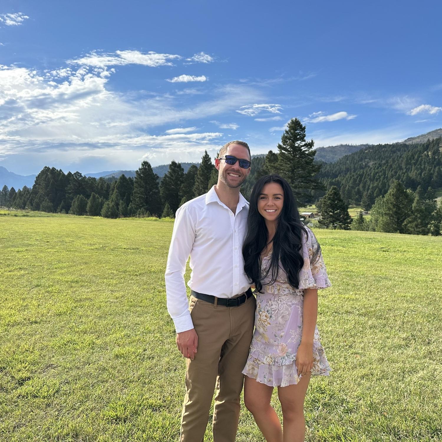 August 26th 2023– The first wedding we attended together was for our good friends, Chris and Jenna! We've been dancing partners ever since.