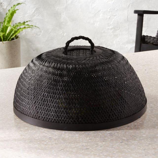 Veil Black Bamboo Food Cover
