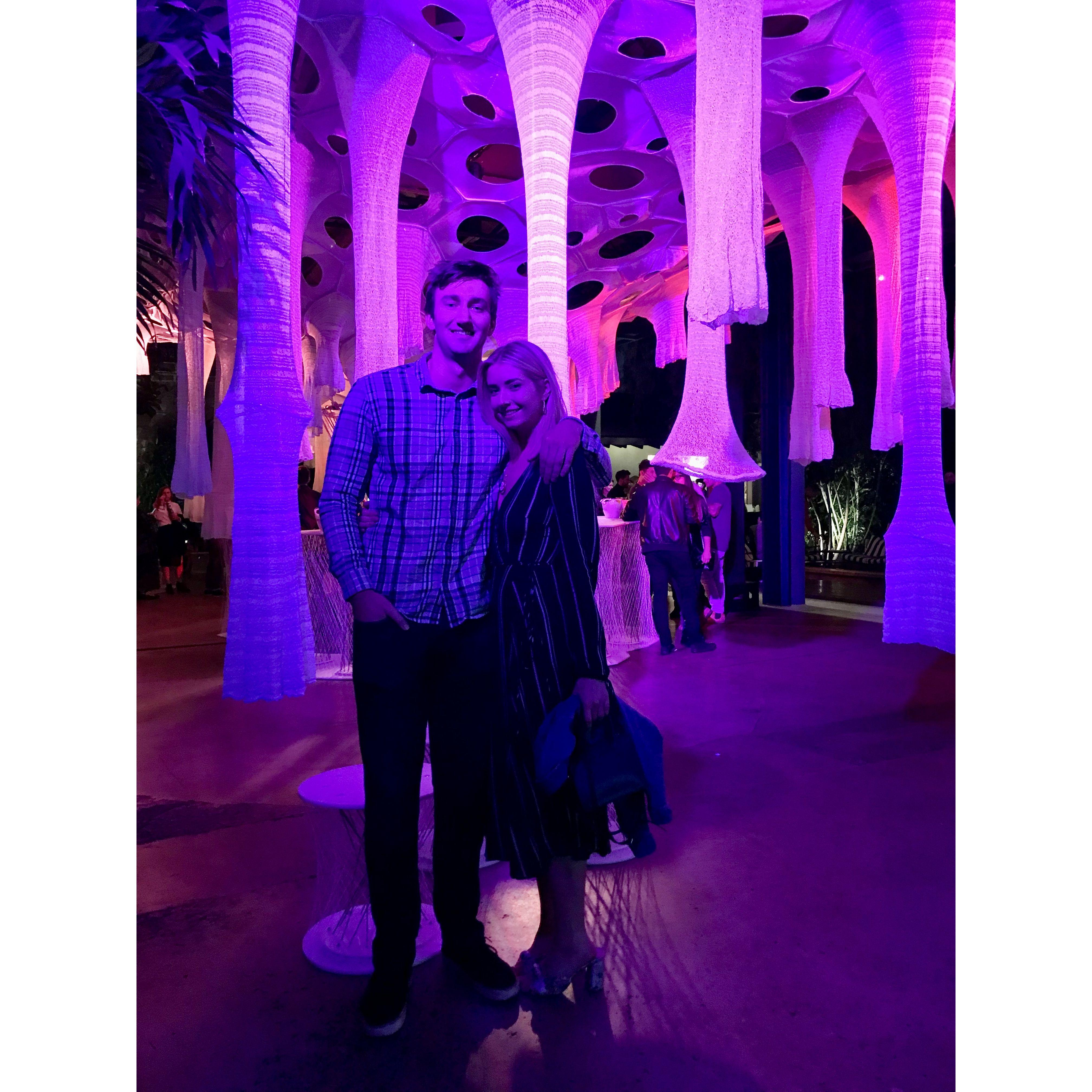 One of our very first dates, October 2018