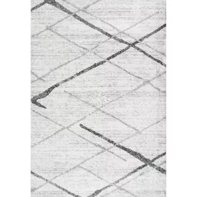 nuLOOM Smoky Thigpen 5-Foot x 8-Foot Area Rug in Grey