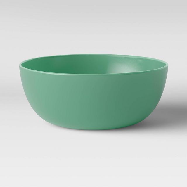 37oz Plastic Cereal Bowl Green - Room Essentials™