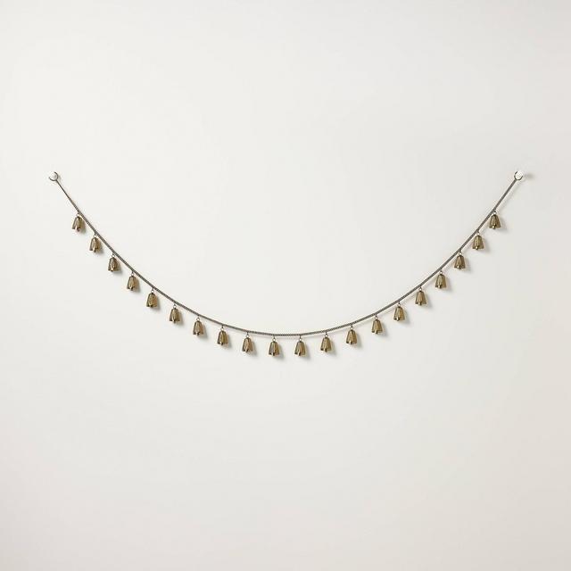 5' Brass Mini Bell Garland on Brass Chain - Hearth & Hand™ with Magnolia