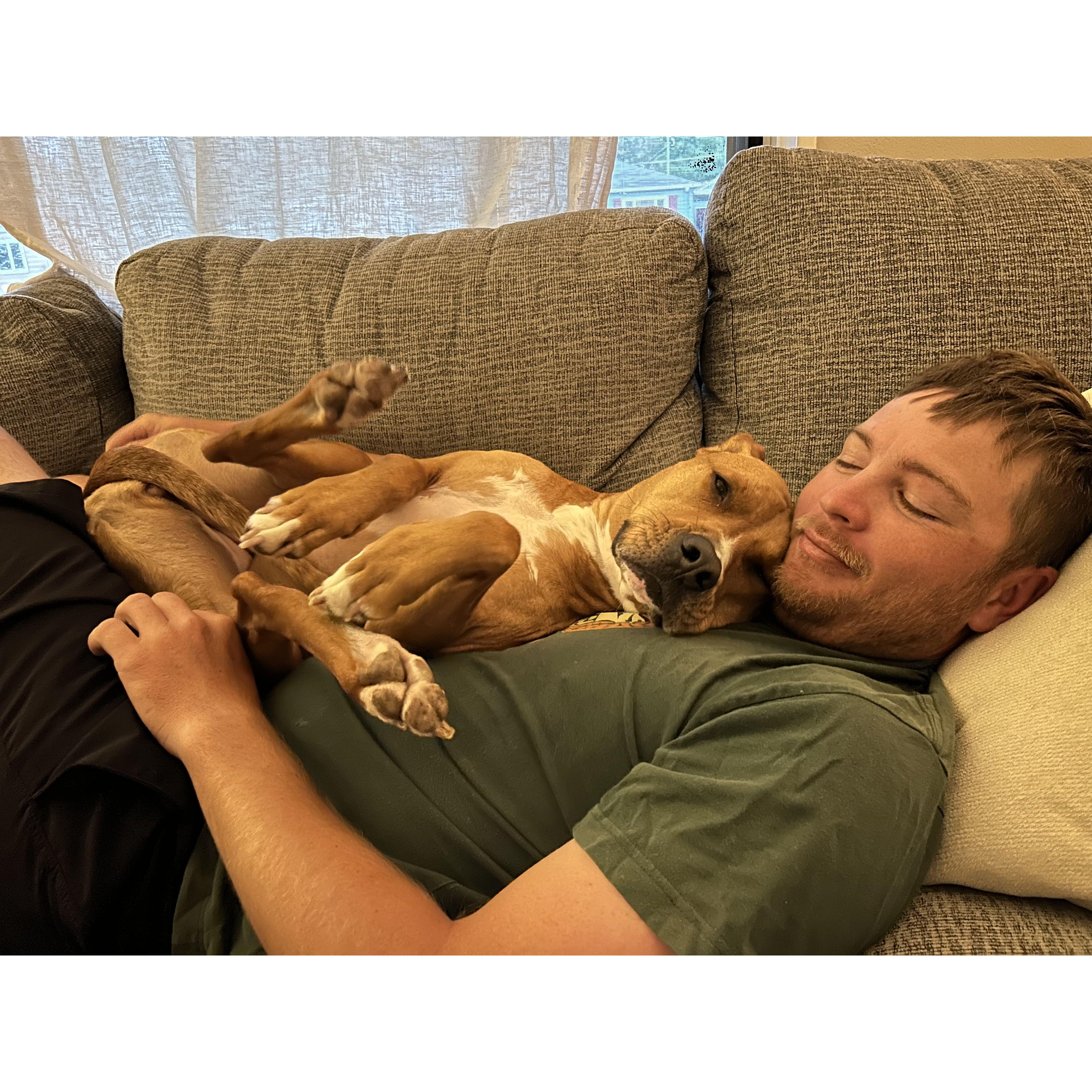 He’s also so comfy
