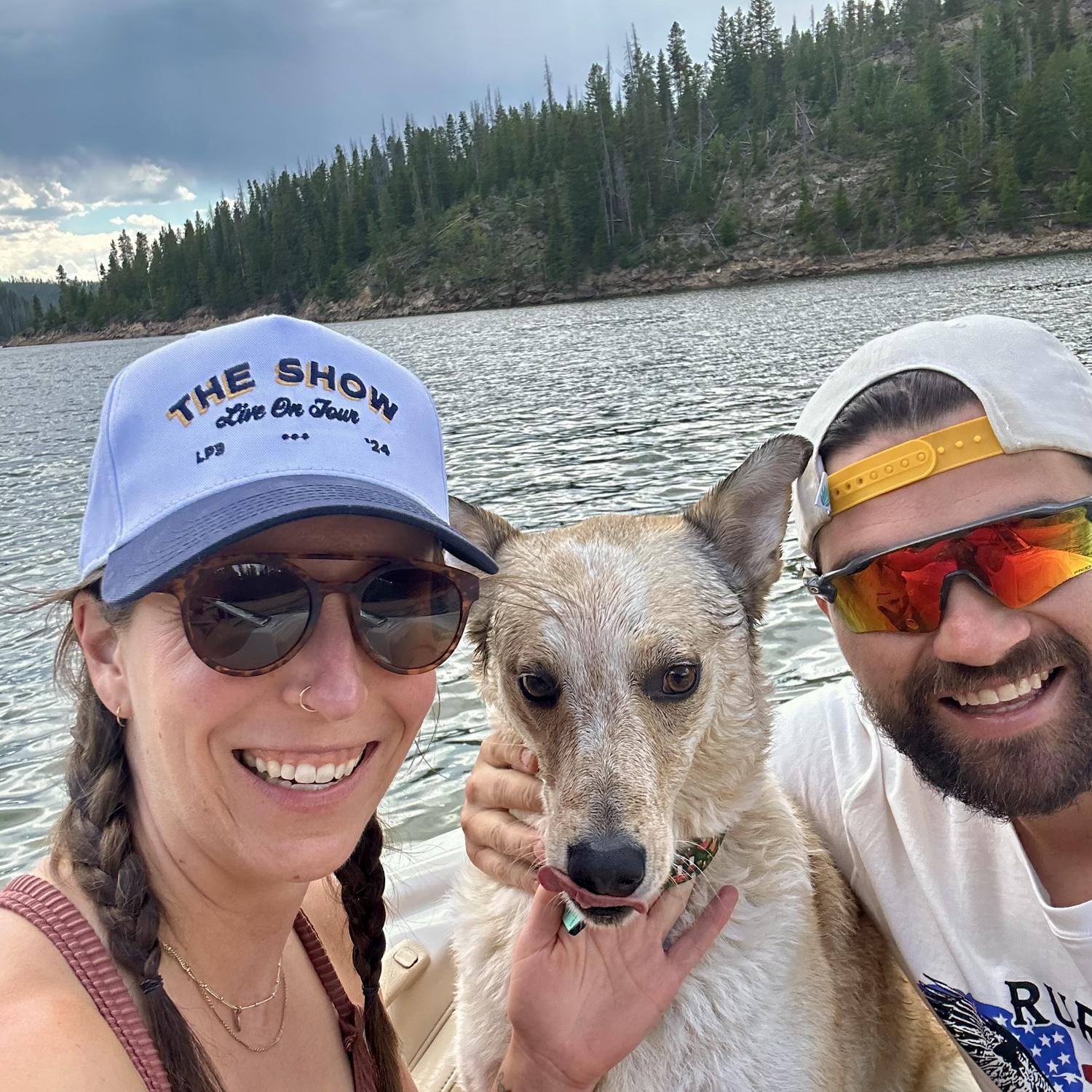 Quinn’s first and probably last boat ride