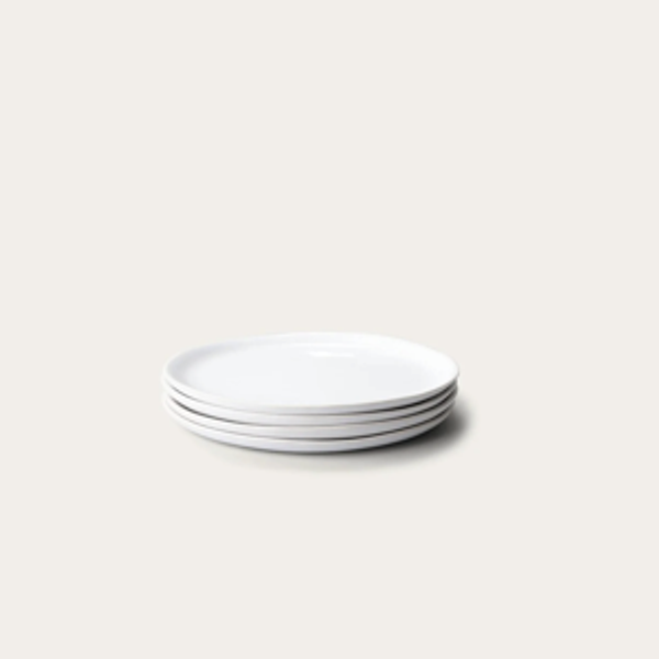 Dessert Plates - glossy pearl white