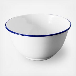 Vintage Enamelware Salad Bowl