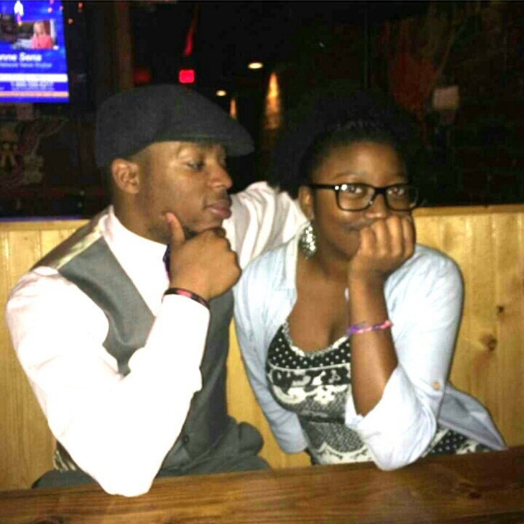First photo together. Second time seeing each other.