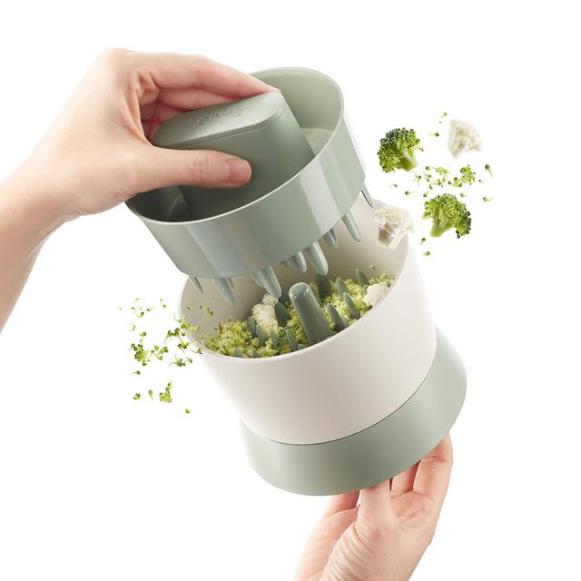 Lekue Veggie Cauliflower Ricer, 7 oz, Green