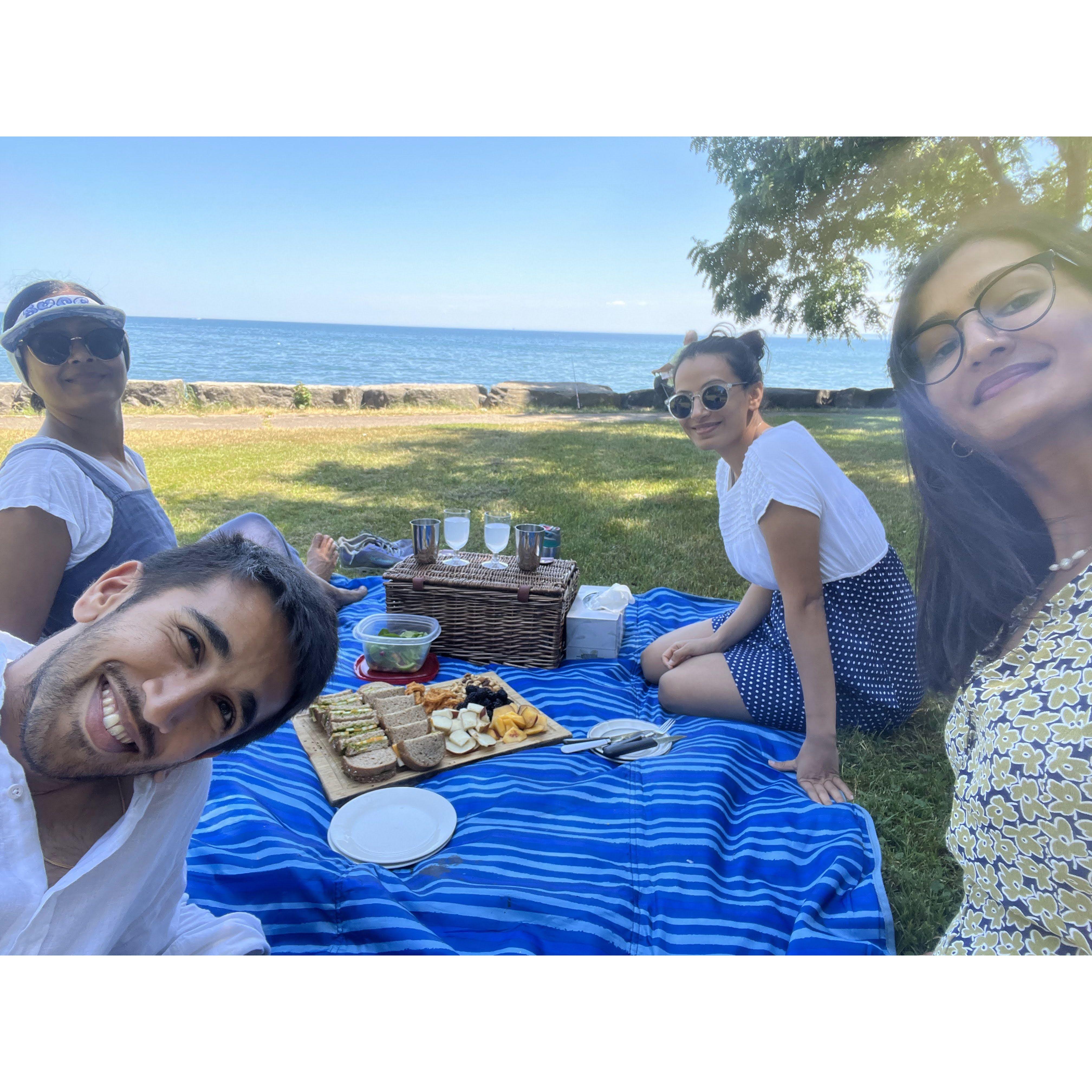 Birthdays are meant for waterfront picnics.