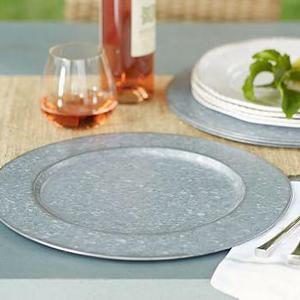 Galvanized Metal Charger