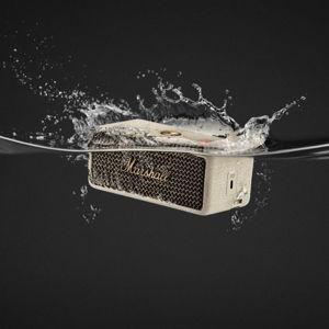 Marshall Emberton III Portable Bluetooth Speaker - Rugged Waterproof IP67 Design | Loud Stereo Sound, Deep Bass with 32+ Hr Playtime | Compact and Wireless for Travel and Outdoors - Cream