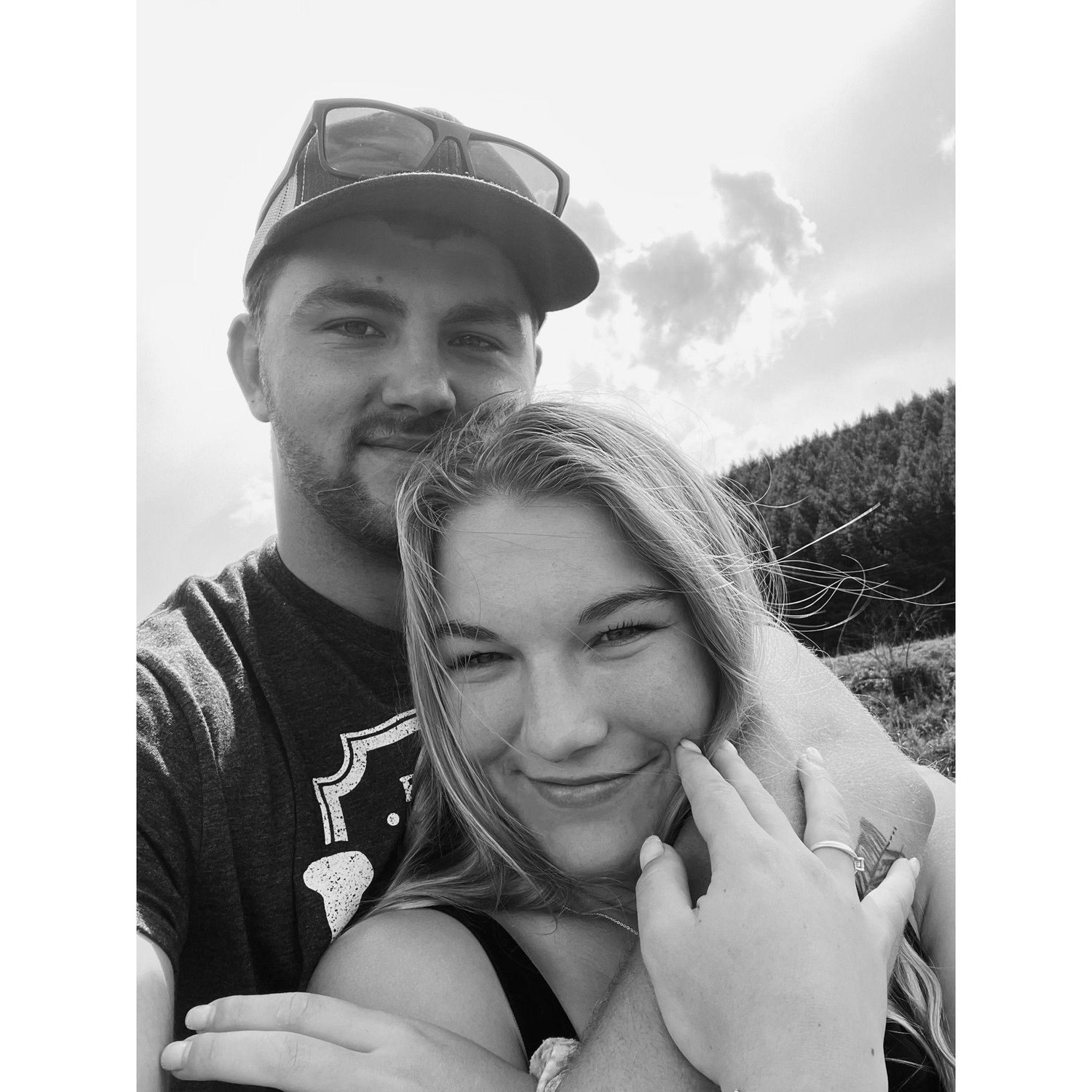 Douw asked Kelsey to be his girlfriend at a lookout spot at Kaapsche Hoop