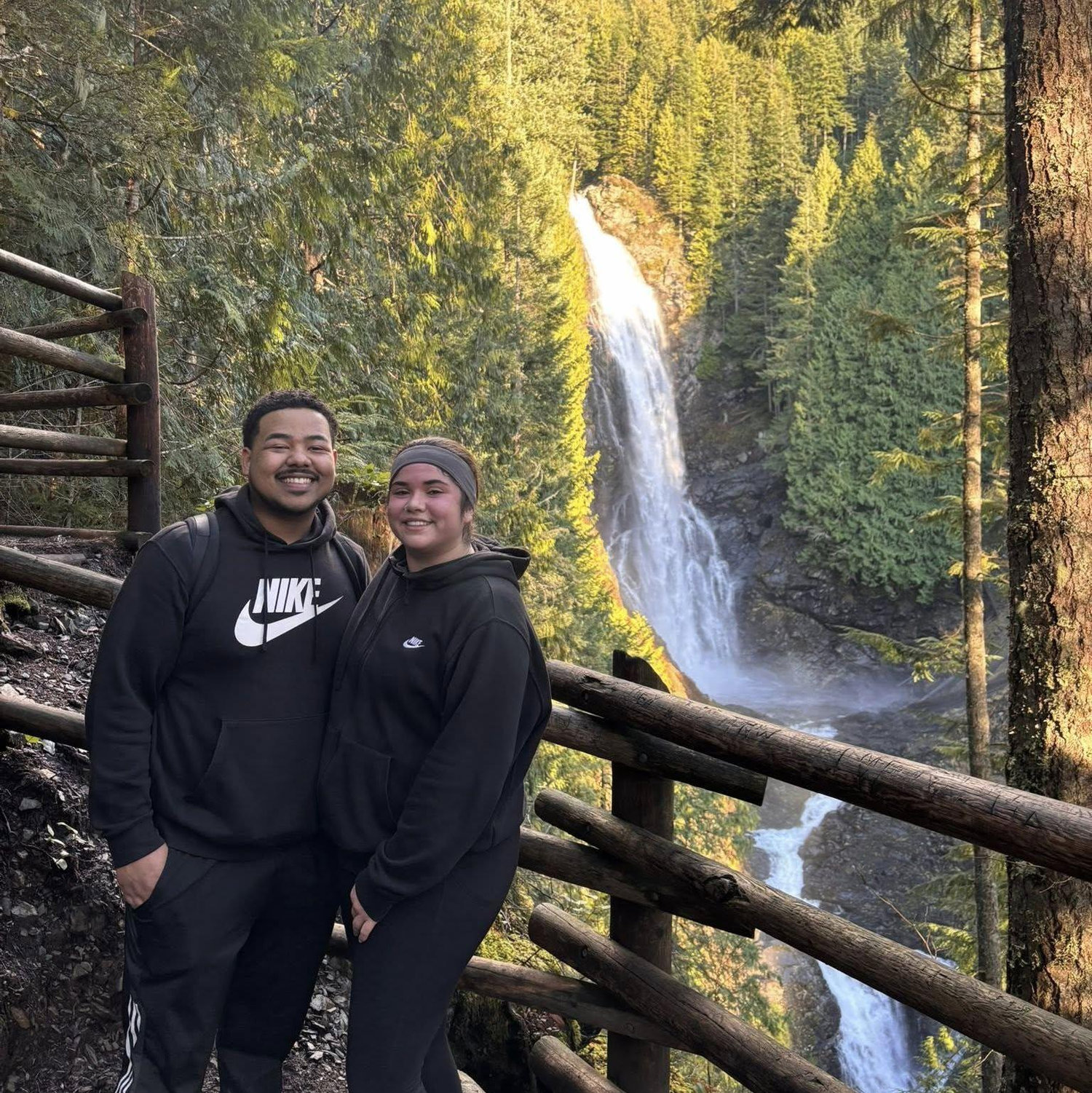 One of our many hikes, Wallace Falls 2026